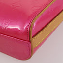 LOUIS VUITTON Monogram Vernis Sullivan Vertical Fuchsia Pink M91259 Auth 203839V-20