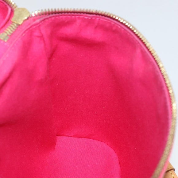 LOUIS VUITTON Monogram Vernis Sullivan Vertical Fuchsia Pink M91259 Auth 203839V