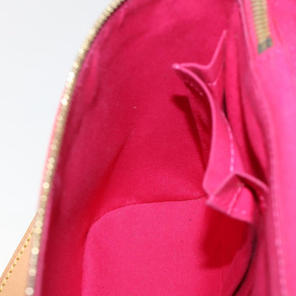 LOUIS VUITTON Monogram Vernis Sullivan Vertical Fuchsia Pink M91259 Auth 203839V