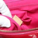 LOUIS VUITTON Monogram Vernis Sullivan Vertical Fuchsia Pink M91259 Auth 203839V-11