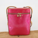 LOUIS VUITTON Monogram Vernis Sullivan Vertical Fuchsia Pink M91259 Auth 203839V-12