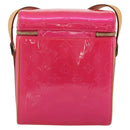 LOUIS VUITTON Monogram Vernis Sullivan Vertical Fuchsia Pink M91259 Auth 203839V-2