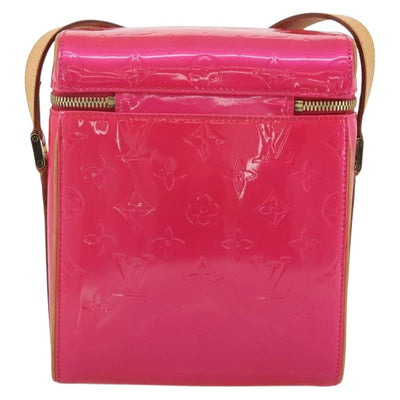 LOUIS VUITTON Monogram Vernis Sullivan Vertical Fuchsia Pink M91259 Auth 203839V - 0