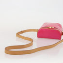 LOUIS VUITTON Monogram Vernis Sullivan Vertical Fuchsia Pink M91259 Auth 203839V-6
