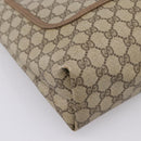 GUCCI GG Supreme Web Sherry Line Tote Bag PVC Beige Gold 39 02 003 Auth 203840-14