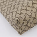 GUCCI GG Supreme Web Sherry Line Tote Bag PVC Beige Gold 39 02 003 Auth 203840-16