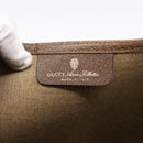 GUCCI GG Supreme Web Sherry Line Tote Bag PVC Beige Gold 39 02 003 Auth 203840-17