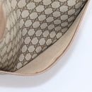 GUCCI GG Supreme Web Sherry Line Tote Bag PVC Beige Gold 39 02 003 Auth 203840-11