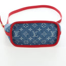 LOUIS VUITTON Monogram denim Neverful Inside Out Bag Blue M14997 Auth 203843SM-5