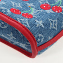 LOUIS VUITTON Monogram denim Neverful Inside Out Bag Blue M14997 Auth 203843SM-19