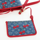 LOUIS VUITTON Monogram denim Neverful Inside Out Bag Blue M14997 Auth 203843SM-20