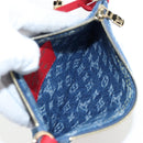 LOUIS VUITTON Monogram denim Neverful Inside Out Bag Blue M14997 Auth 203843SM-25