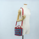 LOUIS VUITTON Monogram denim Neverful Inside Out Bag Blue M14997 Auth 203843SM-28