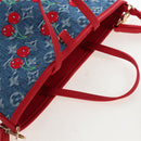LOUIS VUITTON Monogram denim Neverful Inside Out Bag Blue M14997 Auth 203843SM-6