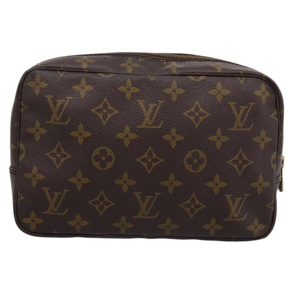 LOUIS VUITTON Monogram Trousse Toilette 23 Clutch Bag M47524 LV Auth 203847