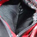 GUCCI Hand Bag Leather Black Gold Auth 203849-28