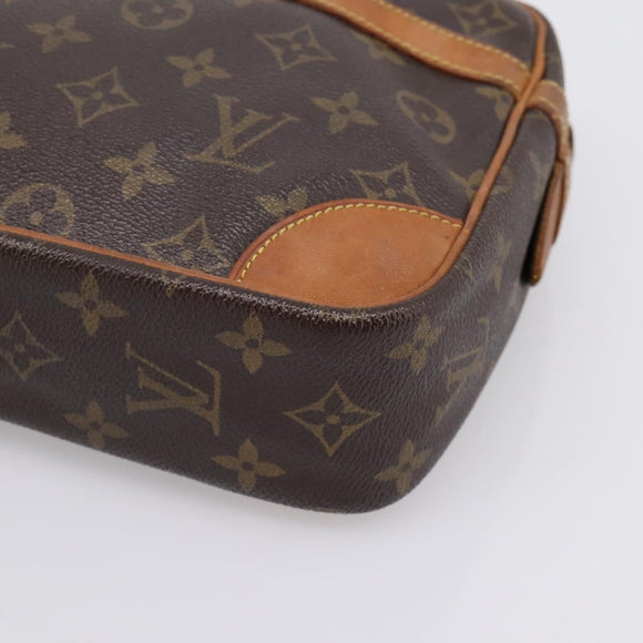 LOUIS VUITTON Monogram Compiegne 28 Clutch Bag M51845 LV Auth 203850
