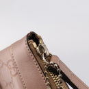 GUCCI GuccissimaGG Pouch Leather Pink Gold Tone 224073 Auth 203852A-9