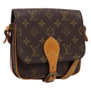 LOUIS VUITTON Monogram Cartouchiere PM Shoulder Bag M51254 LV Auth 203857-1