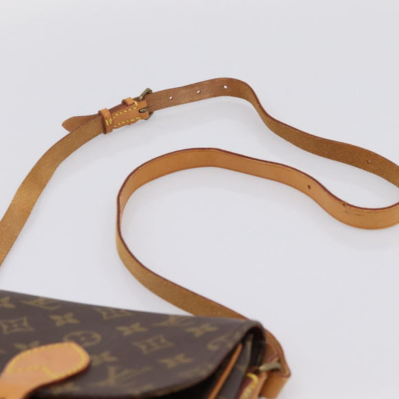 LOUIS VUITTON Monogram Cartouchiere PM Shoulder Bag M51254 LV Auth 203857