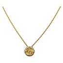 Christian Dior Necklace metal Gold Tone Auth 203858-1