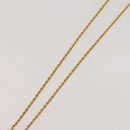 Christian Dior Necklace metal Gold Tone Auth 203858-10