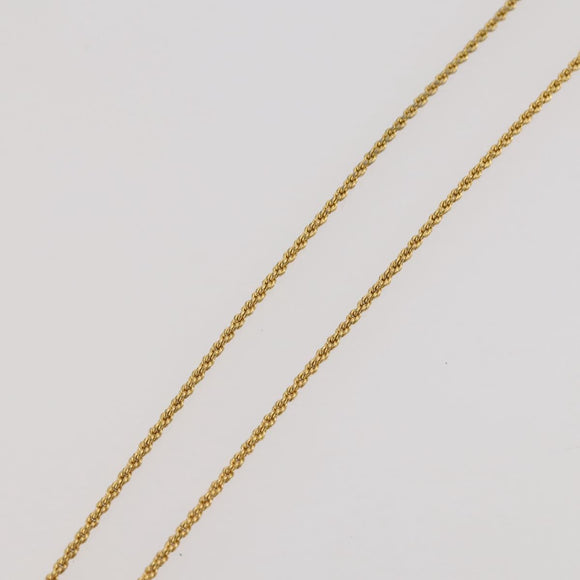 Christian Dior Necklace metal Gold Tone Auth 203858