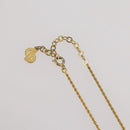 Christian Dior Necklace metal Gold Tone Auth 203858-7