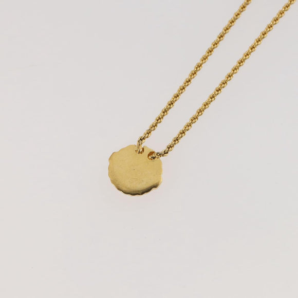 Christian Dior Necklace metal Gold Tone Auth 203858
