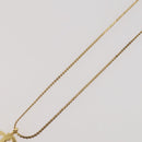 Christian Dior Necklace metal Gold Tone Auth 203859-10
