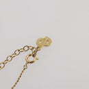 Christian Dior Necklace metal Gold Tone Auth 203859-13