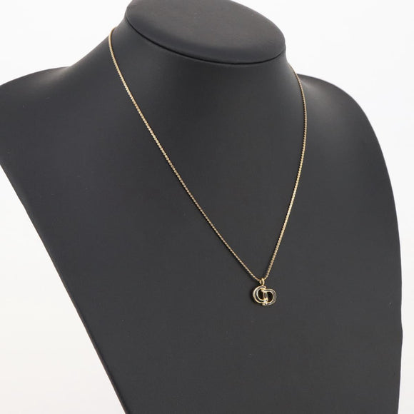 Christian Dior Necklace metal Gold Tone Auth 203859