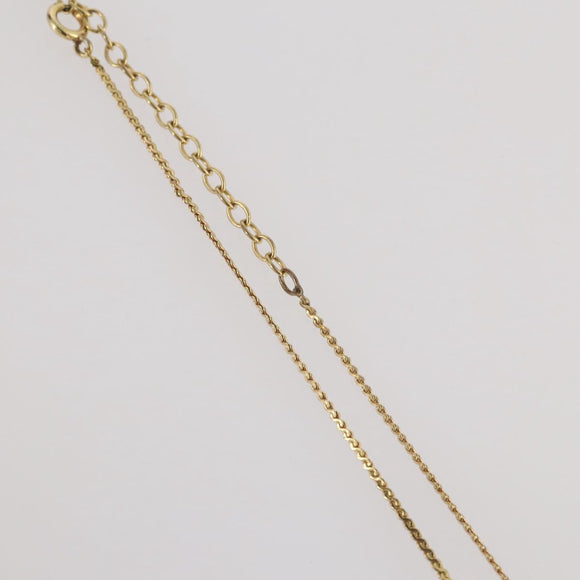 Christian Dior Necklace metal Gold Tone Auth 203859