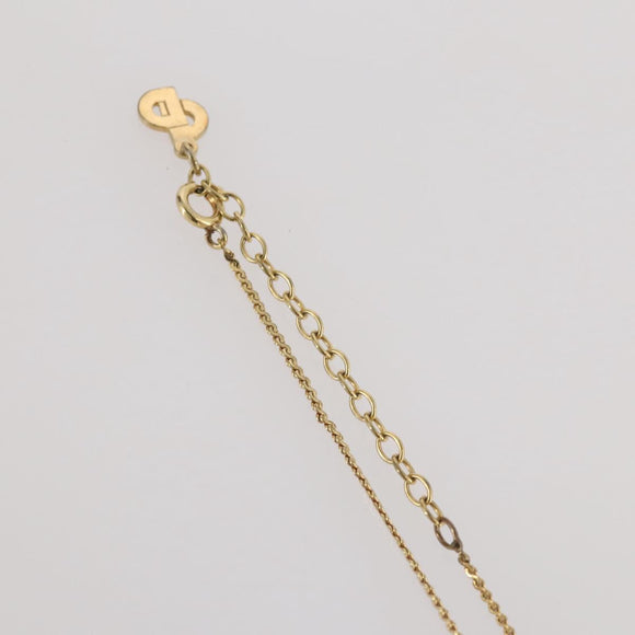 Christian Dior Necklace metal Gold Tone Auth 203859