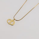 Christian Dior Necklace metal Gold Tone Auth 203859-9
