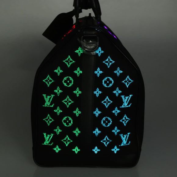 LOUIS VUITTON Monogram light Up Keepall Bandouliere 50 M44770 Auth 203862SM