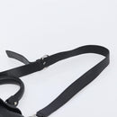 Salvatore Ferragamo Sofia Gancini Bag Leather 2way Black Silver Auth 203870V-15