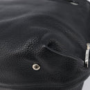Salvatore Ferragamo Sofia Gancini Bag Leather 2way Black Silver Auth 203870V-19