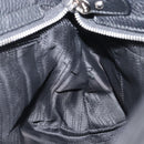 Salvatore Ferragamo Sofia Gancini Bag Leather 2way Black Silver Auth 203870V-27