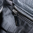Salvatore Ferragamo Sofia Gancini Bag Leather 2way Black Silver Auth 203870V-30