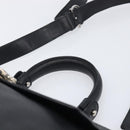 Salvatore Ferragamo Sofia Gancini Bag Leather 2way Black Silver Auth 203870V-14