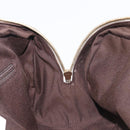 GUCCI GG Canvas Princi Hand Bag Leather Beige Gold 161720 Auth 203872SAV-19
