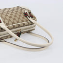 GUCCI GG Canvas Princi Hand Bag Leather Beige Gold 161720 Auth 203872SAV-7