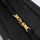 PRADA Tote Bag Vittero Dino Leather Black Gold Auth 203881V-22
