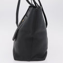 PRADA Tote Bag Vittero Dino Leather Black Gold Auth 203881V-3