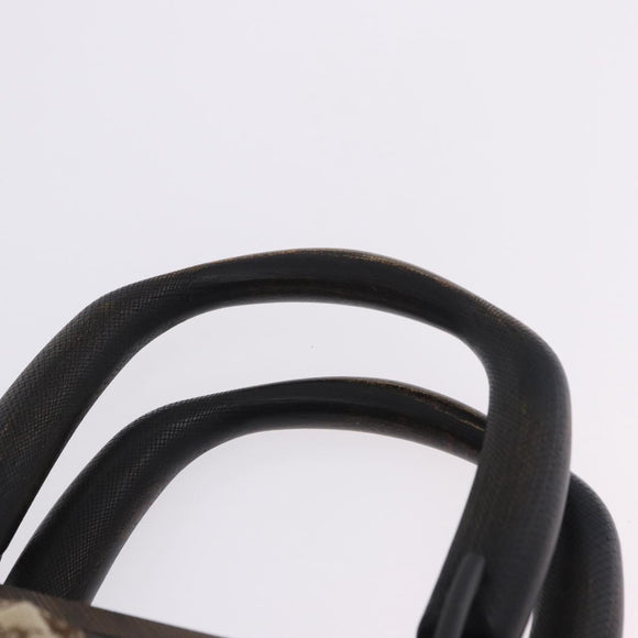 GUCCI GG Canvas Wood Handle Hand Bag Beige 112683 Auth 203883V
