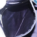 FENDI Zucchino Canvas Boston Bag Navy Silver Auth 203884-24