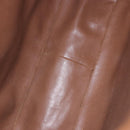CHANEL Shoulder Bag Caviar Skin Brown Gold CC Auth 203890-11