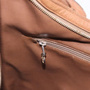 CHANEL Shoulder Bag Caviar Skin Brown Gold CC Auth 203890-35