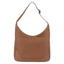 CHANEL Shoulder Bag Caviar Skin Brown Gold CC Auth 203890-4